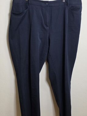 Talbots Curvy High-Rise SLACK in Dark Navy